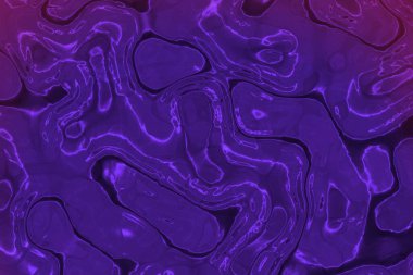yaratıcı mor parlayan metal eritilmiş dijital sanat dokusu resimleme
