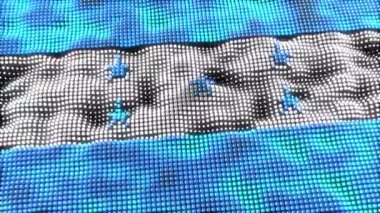 Honduras web konsept bayrak döngüsü