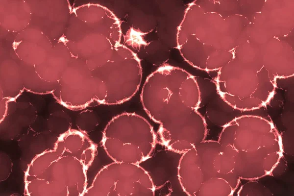 Yaratıcı Büyük Miktardaki Organik Canlı Hücreler Dijital Grafik Dokusu Çizimi — Stok fotoğraf