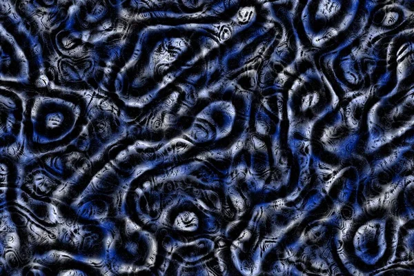 Niesamowite Kreatywne Niebieski Mucilaginous Powierzchni Komputer Sztuka Tło Ilustracja — Zdjęcie stockowe