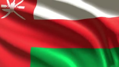 Umman bayrağı - döngü animasyonu