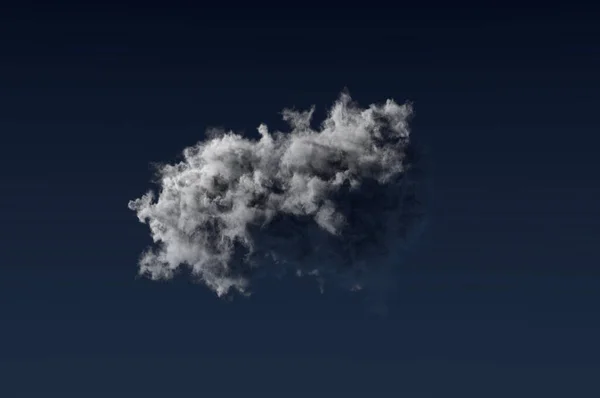 Enkelt Smuk Stor Nat Cumulus Sky Natur Illustration - Stock-foto