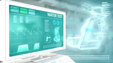 Yüksek teknolojili modern tesislerde içme suyu testi yapılıyor.
