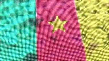 Kamerun web konsepti bayrak döngüsü
