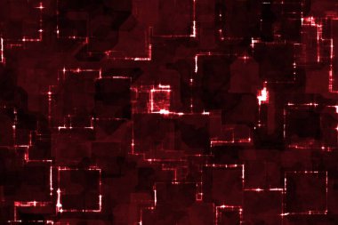 Güzel tasarım kırmızı optik kablo ışıkları cg arkaplan illüstrasyonu