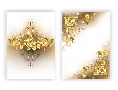 altın gül beyaz tasarım