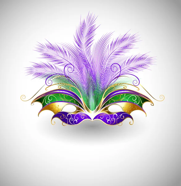 Máscara de Mardi Gras — Vector de stock