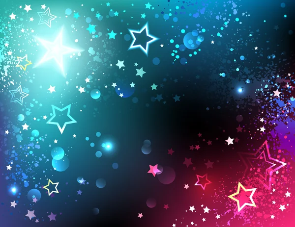 Fondo brillante con estrellas — Vector de stock