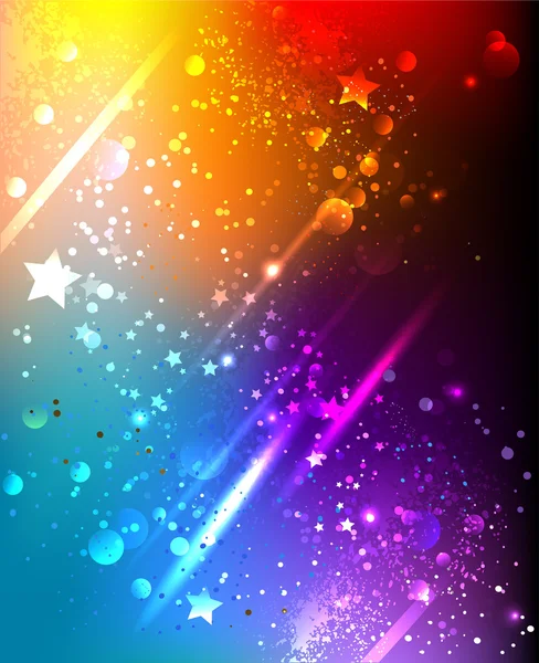 Bright rainbow background — Stock Vector