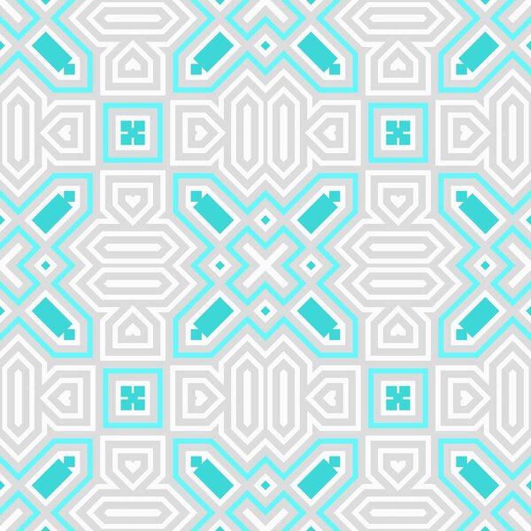 Blue and grey geometric pattern, texture for cover design