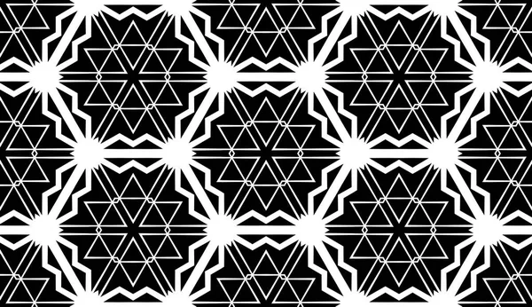Jednoduchý Vzor Květinovým Vzorem Černá Bílá Barva Geometrický Stylový Květinový — Stock fotografie
