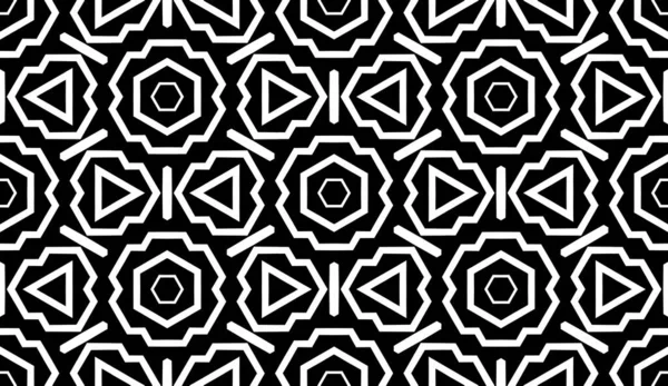Απλό Σχέδιο Floral Μορφή Μαύρο Και Άσπρο Χρώμα Γεωμετρικό Κομψό — Φωτογραφία Αρχείου