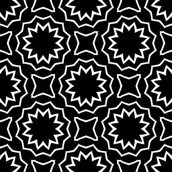 Simple pattern with floral form, black and white color, geometric stylish floral cover, texture, background