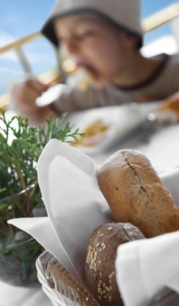 Ontbijt brood — Stockfoto