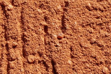 Turuncu dış kaplama alçı makro arkaplan dokusu