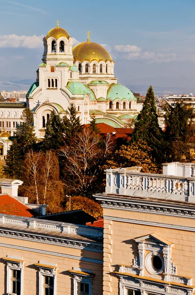 Sofia, St. Aleksander Newski catedral — Stockfoto