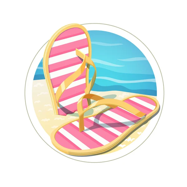 Tongs de plage — Image vectorielle