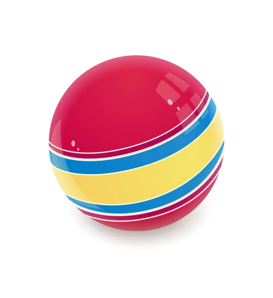 Ball. Kinderspielzeug. — Stockvektor