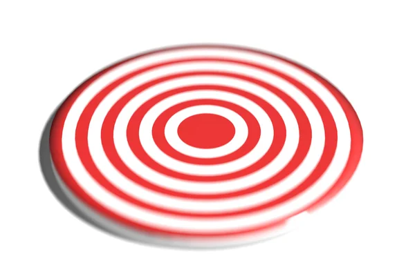 Round red and white target — Stock Photo, Image