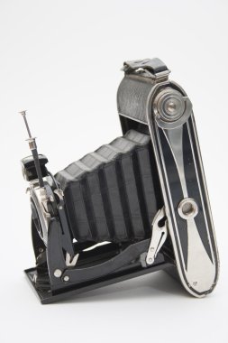 Eski vintage fotoğraf makinesinin yakın çekim