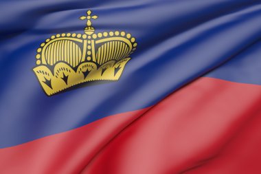 Lihtenştayn bayrağı dalgalanıyor