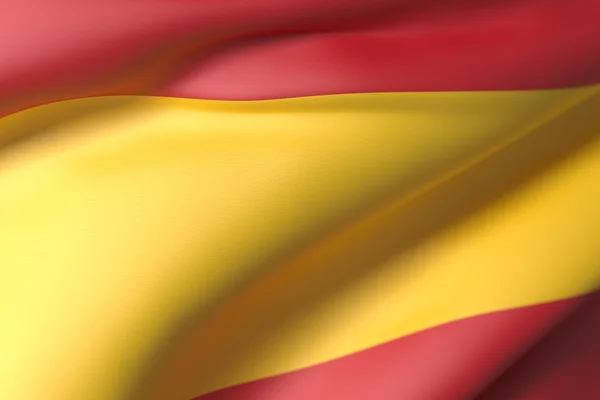 Espanha Bandeira acenando — Fotografia de Stock