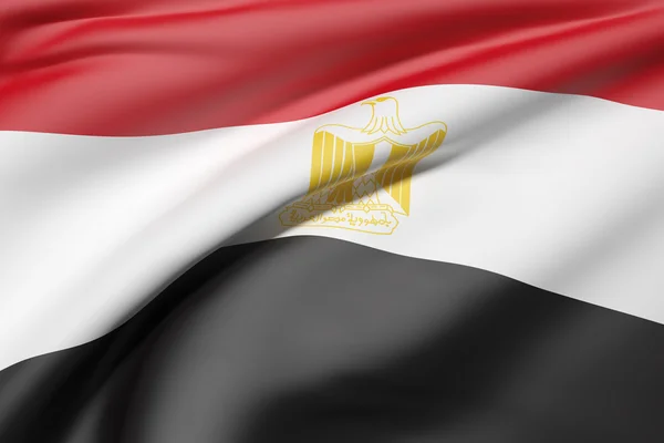 Egypte vlag zwaaien — Stockfoto