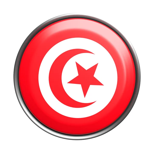 Silhuett av Tunisien knappen — Stockfoto