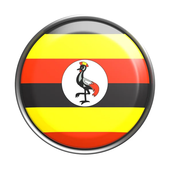 Sziluettjét Uganda gomb — Stock Fotó