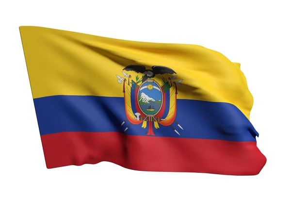 Bandera de Ecuador ondeando —  Fotos de Stock