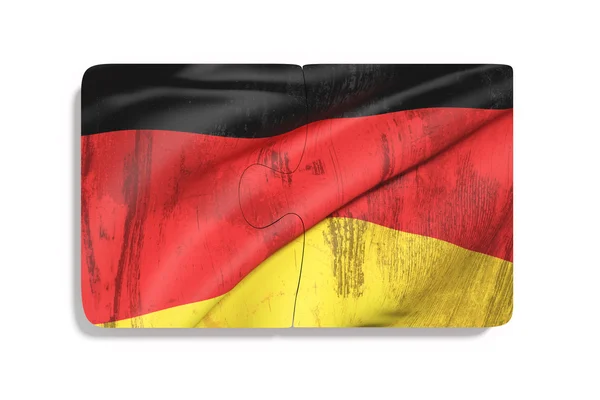 Puzzle Bandera de Alemania — Foto de Stock