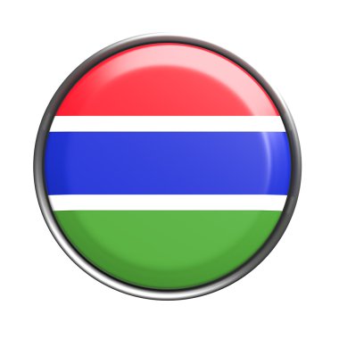 Gambiya düğmesini silüeti