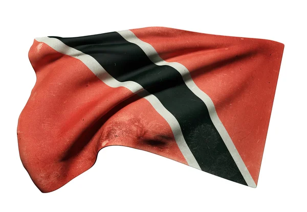 Vlag van de Republiek Trinidad en Tobago zwaaien — Stockfoto