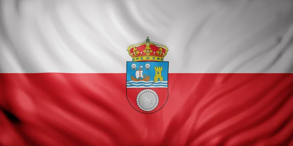 Rendering Cantabria Spanish Community Flag — Stock Photo, Image