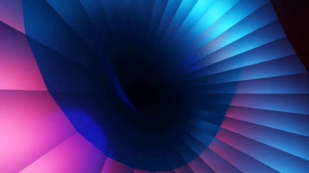 Zapętlona Animacja Streszczenie Kolorowe Tło Jaskrawych Neonowych Fioletowych Kolorach Geometryczne — Wideo stockowe