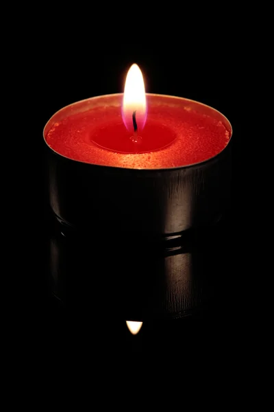 Red candle — Stock Photo, Image