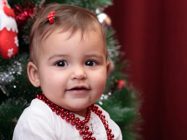 Beautiful christmas baby — Stock Photo, Image