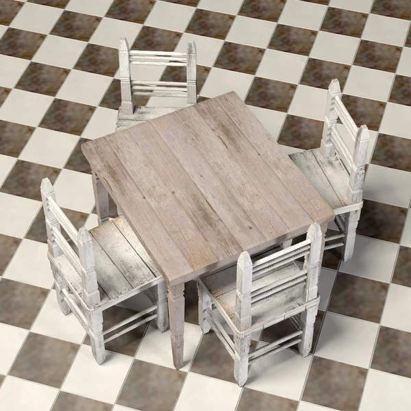 Masa ve sandalyeler — Stok fotoğraf