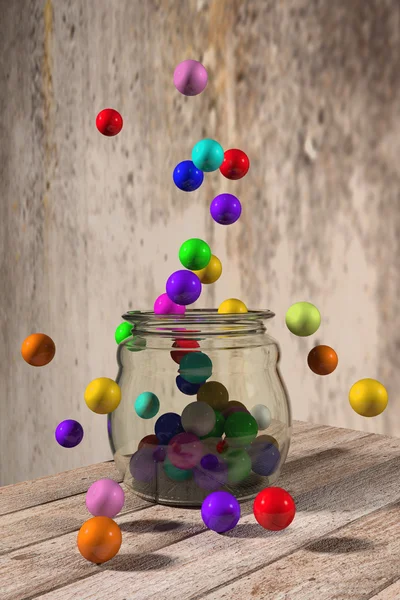 Colored balls — Stock Photo, Image