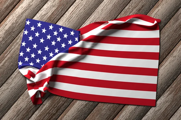 US-Flagge — Stockfoto