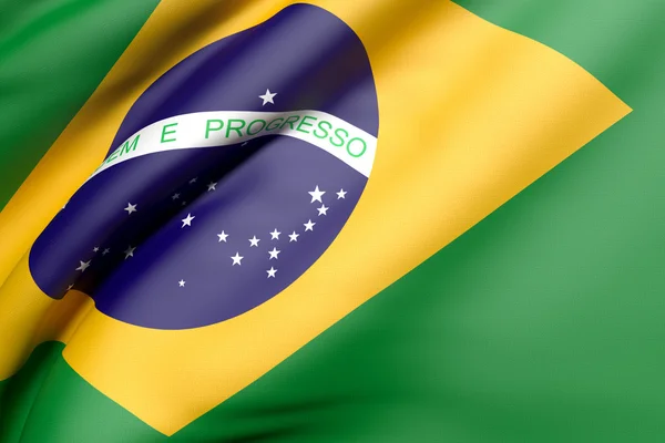 Bandeira brasileira — Fotografia de Stock