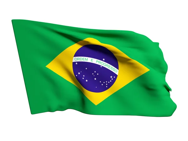 Brasilianische Flagge — Stockfoto