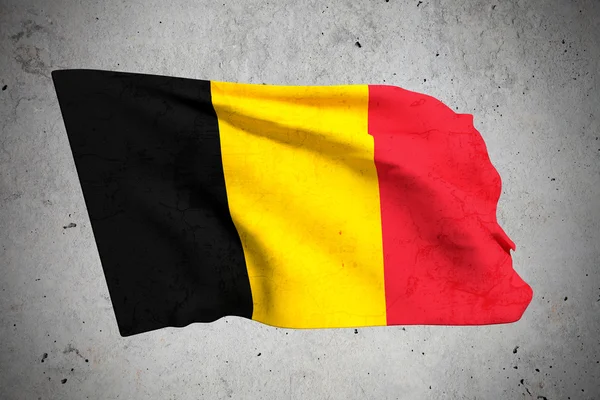 Старе Прапор Бельгії — стокове фото