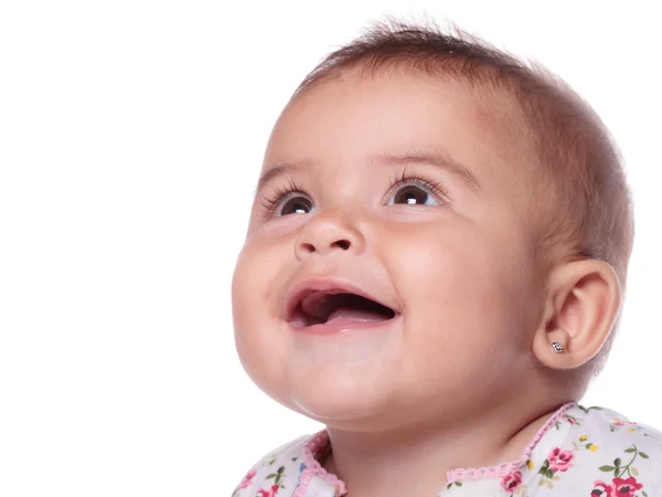 Baby smiling — Stock Photo, Image