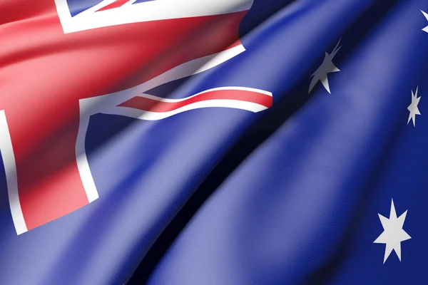 Australische Flagge — Stockfoto