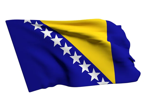 Bosinia herzegovina bandera —  Fotos de Stock