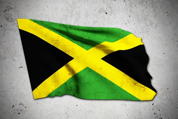 Gamla jamaica flagga — Stockfoto