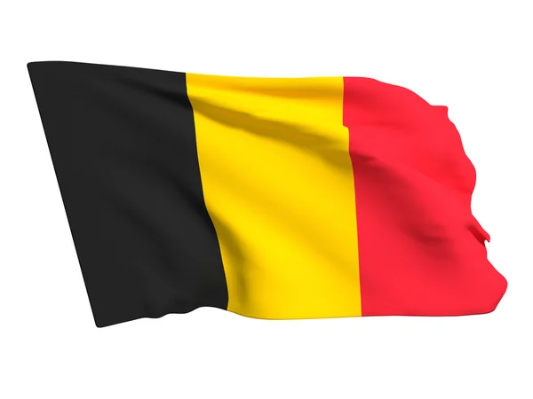 Belgische Flagge — Stockfoto