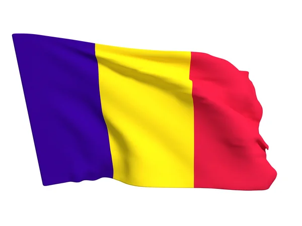 Romania bandiera — Foto Stock