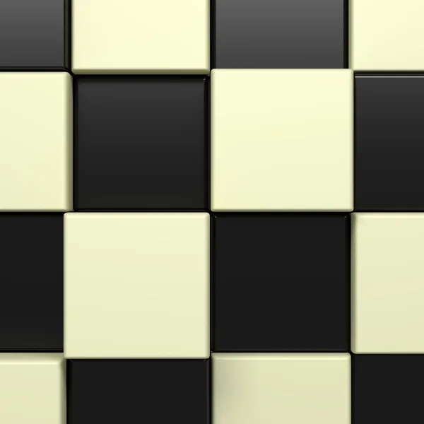 Черно-белые кубы — стоковое фото